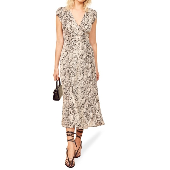 carina midi wrap dress